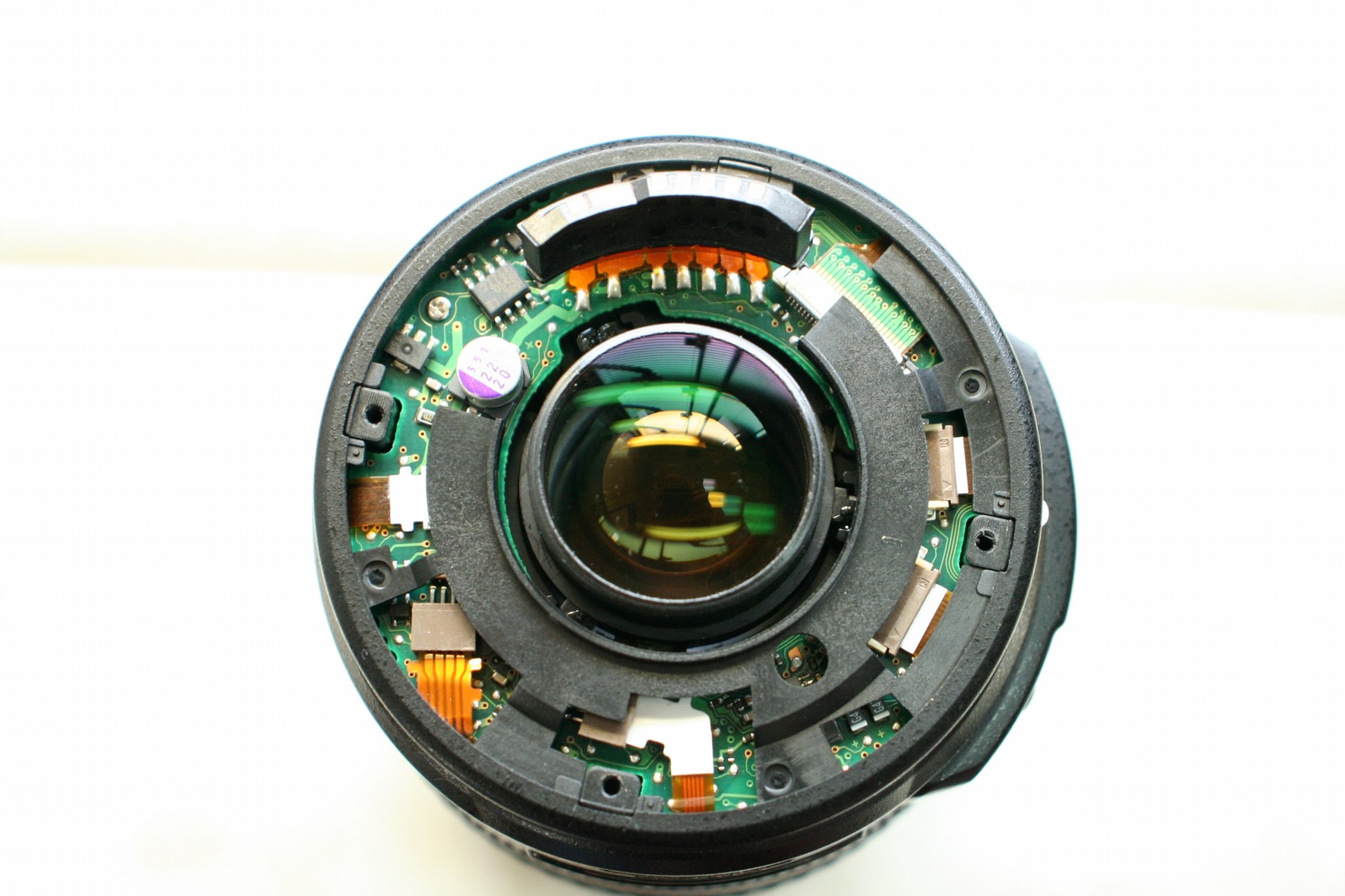 CANON レンズ EF-S 17-85mm IS USM AF focus hunting 修理メモ ピント迷い 回折 工作室